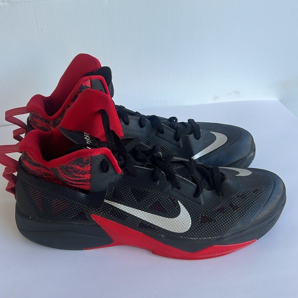 NIKE Zoom Hyperfuse 2013 SIZE 15 Black Red - Picture 5 of 9
